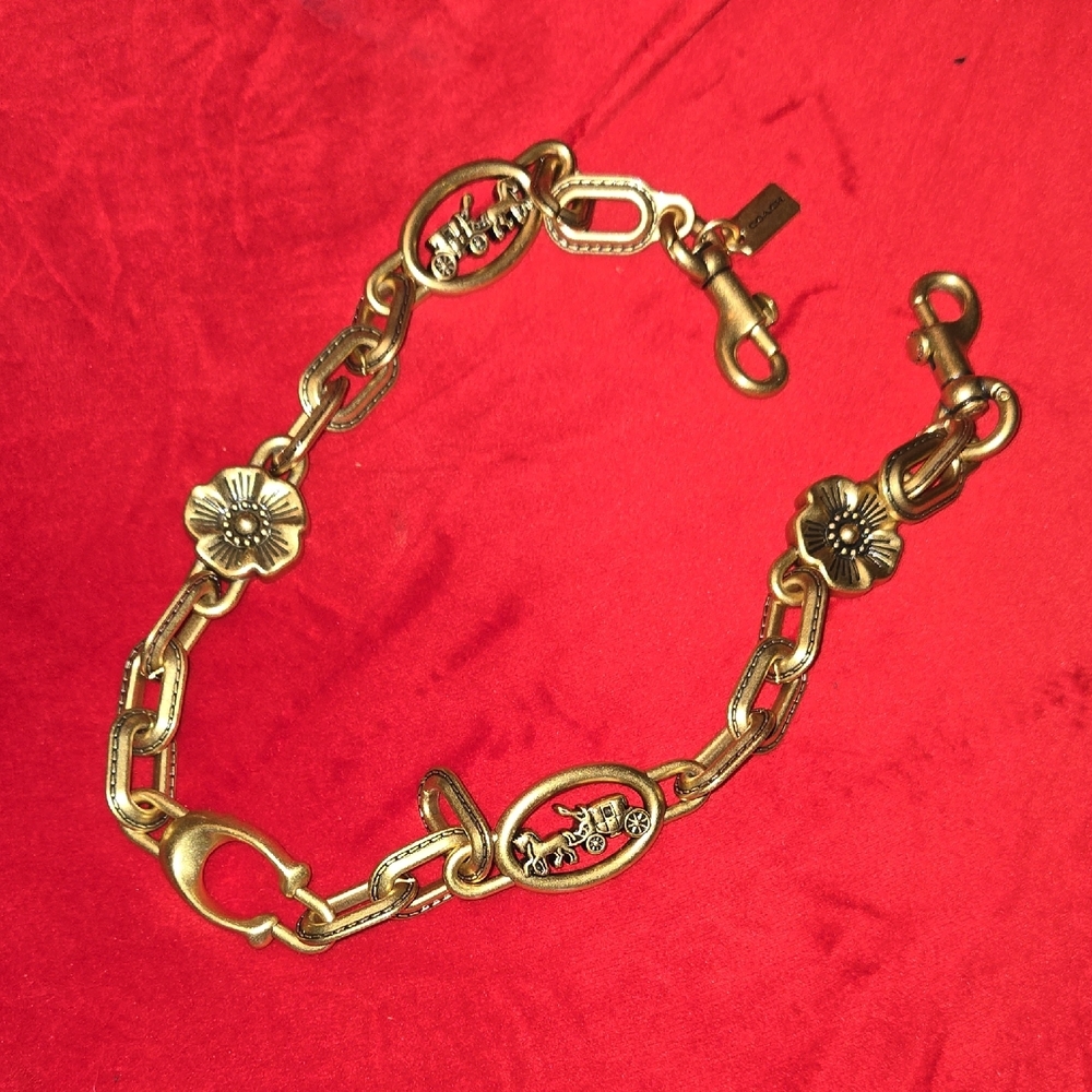 COACH Horse And Carriage Chain Strap